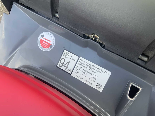 2017 honda hrx426cpdea grasmaaier - afbeelding 7 van  7