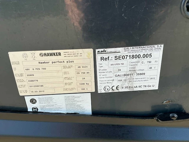 2017 hyster 2.0 vorkheftruck - afbeelding 10 van  20