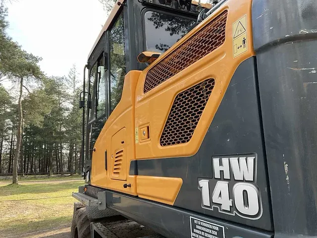 2017 hyundai hw140 banden graafmachine - afbeelding 42 van  68