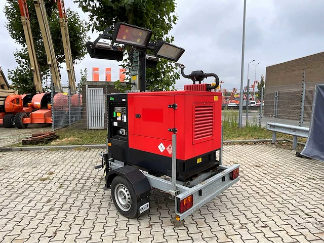 2017 ital tower astrid kohler led lichtmast aggregaat aanhangwagen - afbeelding 27 van  28