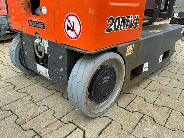 2017 jlg 20mvl hoogwerker / personenlift - afbeelding 11 van  11