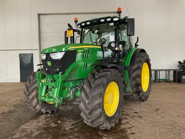 2017 john deere - 6155r - vierwielaangedreven landbouwtractor - afbeelding 26 van  26