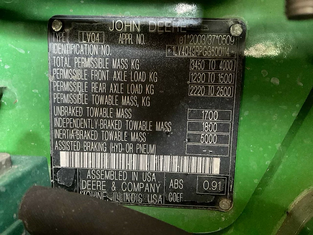 2017 john deere 4049r compacttractor - afbeelding 37 van  42