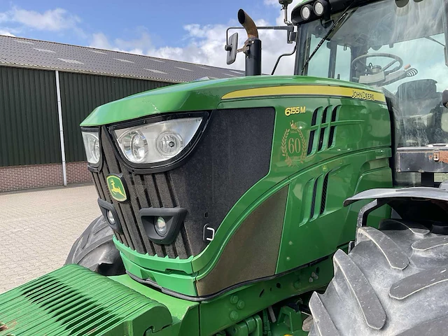 2017 john deere 6155m vierwielaangedreven landbouwtractor - afbeelding 4 van  44