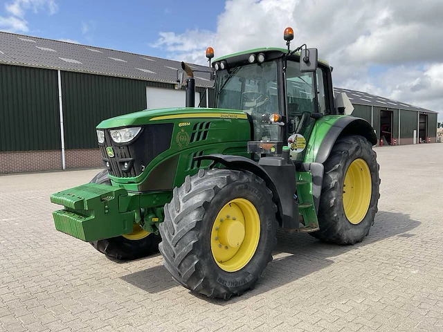 2017 john deere 6155m vierwielaangedreven landbouwtractor - afbeelding 1 van  44