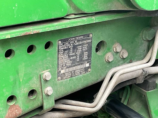 2017 john deere 6215r vierwielaangedreven landbouwtractor - afbeelding 25 van  31