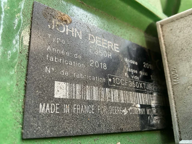 2017 john deere r350r + r990r triple maaicombinatie - afbeelding 5 van  27