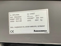2017 jungheinrich dfg 550s 450zt vorkheftruck - afbeelding 18 van  25