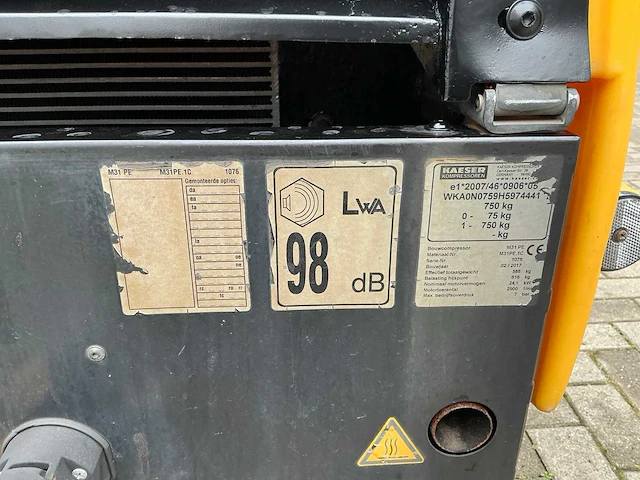 2017 kaeser m31 pe schroefcompressor - afbeelding 15 van  22