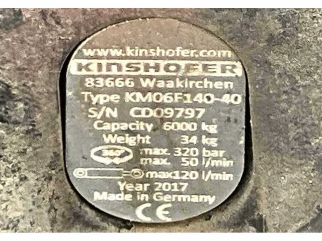 2017 kinshofer c10h-60 grijper - afbeelding 5 van  14