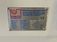 2017 knuth servomill 700 verticale freesmachine - afbeelding 3 van  11