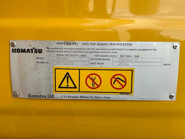 2017 komatsu pc240lc rupsgraafmachine - afbeelding 64 van  68