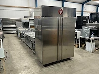2017 kronus em141bk dubbeldeurs koelkast - afbeelding 1 van  6