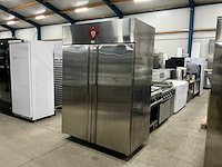 2017 kronus em141bk dubbeldeurs koelkast - afbeelding 1 van  6