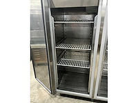 2017 kronus em141bk dubbeldeurs koelkast - afbeelding 4 van  6