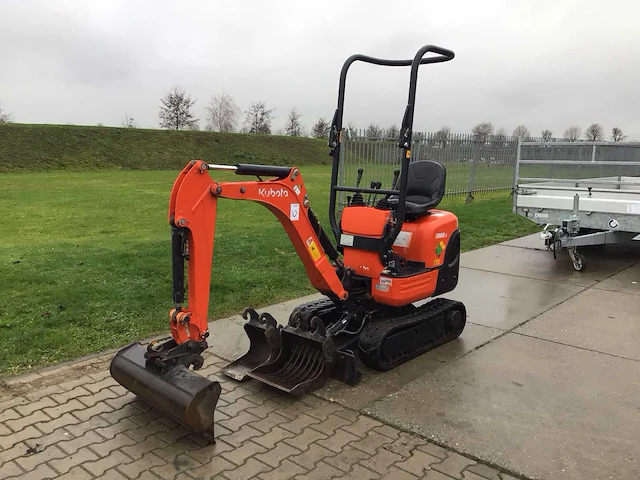 2017 kubota kx008-3 minigraafmachine - afbeelding 3 van  9