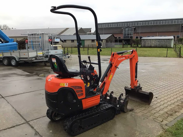 2017 kubota kx008-3 minigraafmachine - afbeelding 4 van  9