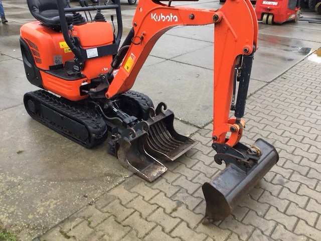 2017 kubota kx008-3 minigraafmachine - afbeelding 5 van  9