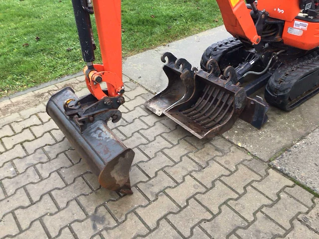 2017 kubota kx008-3 minigraafmachine - afbeelding 6 van  9