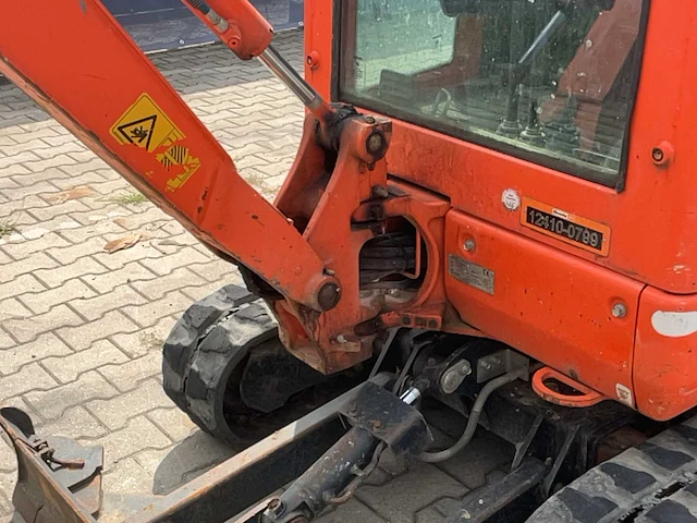 2017 kubota kx016-4 conventionele mini graafmachine - afbeelding 9 van  38