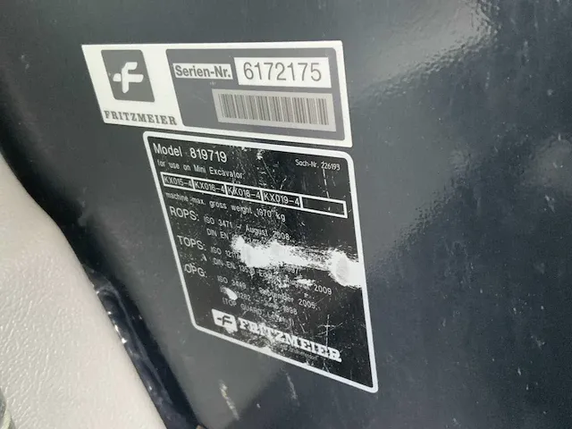 2017 kubota kx019-4 rupsgraafmachine - afbeelding 14 van  22