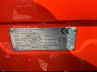 2017 kubota kx027-4 minigraafmachine - afbeelding 26 van  33