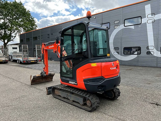 2017 kubota kx027-4 minigraafmachine - afbeelding 23 van  33