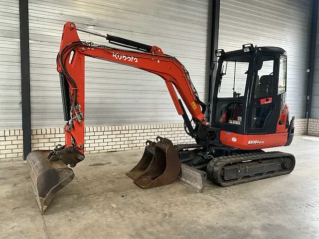 2017 kubota kx101-3 alpha 4 hi - minigraafmachine - afbeelding 1 van  40