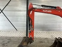 2017 kubota kx101-3 alpha 4 hi - minigraafmachine - afbeelding 15 van  40
