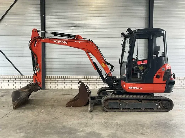 2017 kubota kx101-3 alpha 4 hi - minigraafmachine - afbeelding 12 van  40