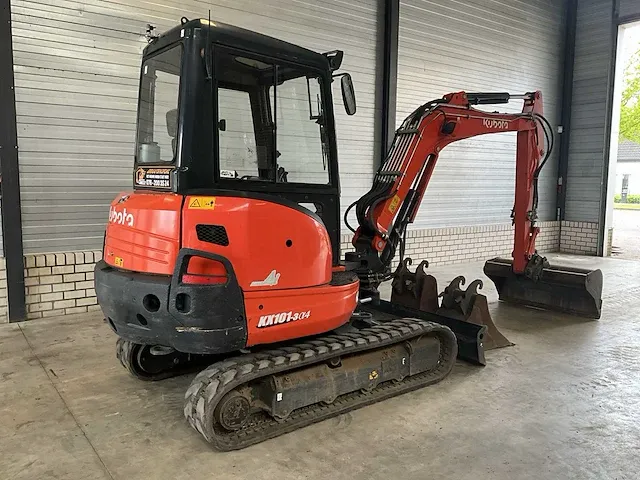 2017 kubota kx101-3 alpha 4 hi - minigraafmachine - afbeelding 36 van  40