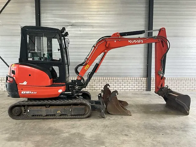2017 kubota kx101-3 alpha 4 hi - minigraafmachine - afbeelding 37 van  40