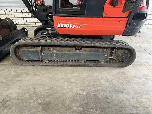 2017 kubota kx101-3 alpha 4 hi - minigraafmachine - afbeelding 40 van  40