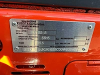 2017 kubota kx165-5 midigraafmachine - afbeelding 24 van  30