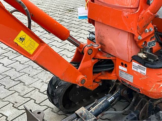 2017 kubota u10-3 mini graafmachine - afbeelding 9 van  37