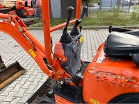 2017 kubota u10-3 mini graafmachine - afbeelding 18 van  37