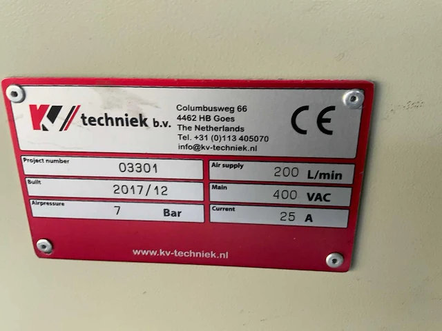 2017 kv techniek palletiseerinstallatie - afbeelding 5 van  21