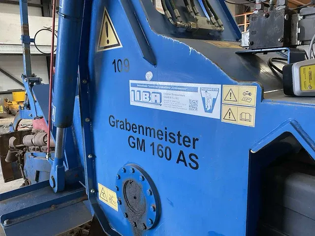 2017 liba gm160as kettinggraver/draineermachine - afbeelding 11 van  26