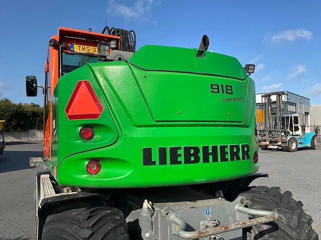2017 liebherr 918 compact litronic banden graafmachine - afbeelding 18 van  54