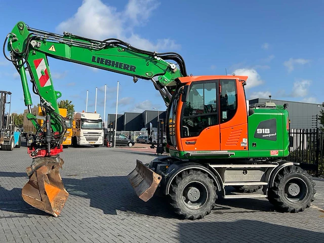 2017 liebherr 918 compact litronic banden graafmachine - afbeelding 23 van  54