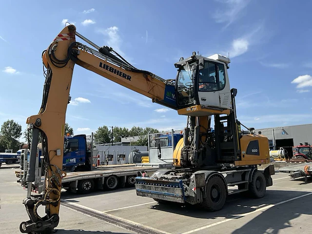 2017 liebherr a920 litronic banden graafmachine - afbeelding 12 van  43
