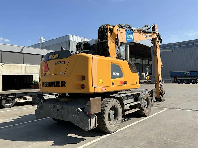 2017 liebherr a920 litronic banden graafmachine - afbeelding 41 van  43