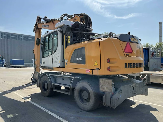 2017 liebherr a920 litronic banden graafmachine - afbeelding 42 van  43
