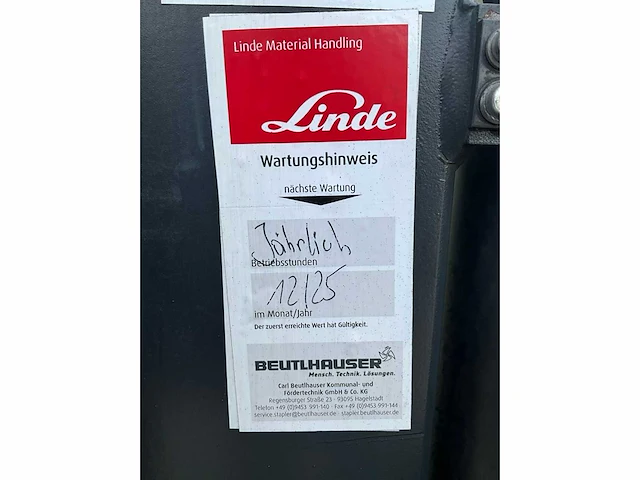 2017 linde e50hl 5000kg vorkheftruck bomvol met opties - afbeelding 6 van  27