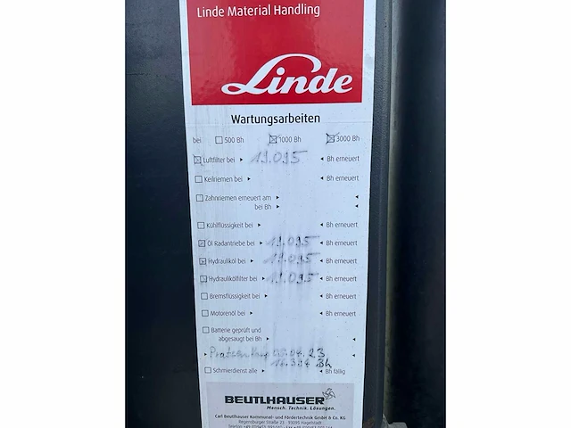 2017 linde e50hl 5000kg vorkheftruck bomvol met opties - afbeelding 6 van  25