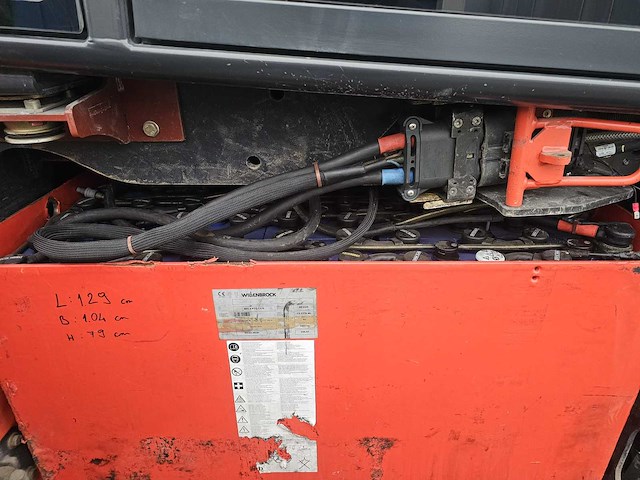 2017 linde e80-01/900 8000kg accu 2020 vorkheftruck - afbeelding 19 van  28