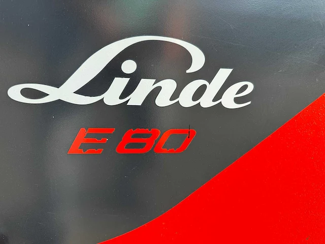 2017 linde e80-01/900 elektrische vorkheftruck 8000kg - afbeelding 21 van  23