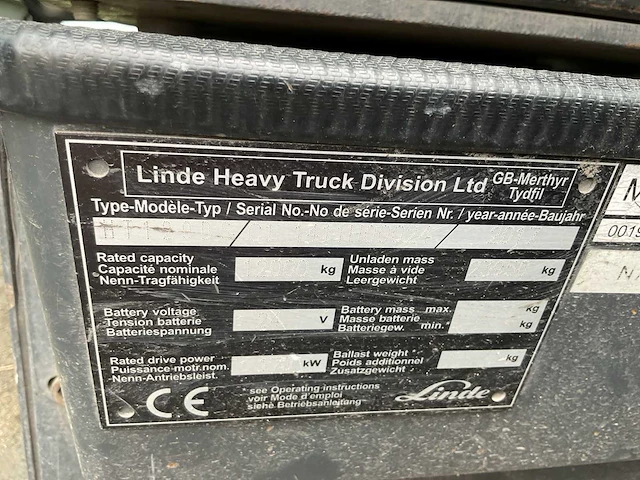 2017 linde ht120ds vorkheftruck - afbeelding 16 van  23