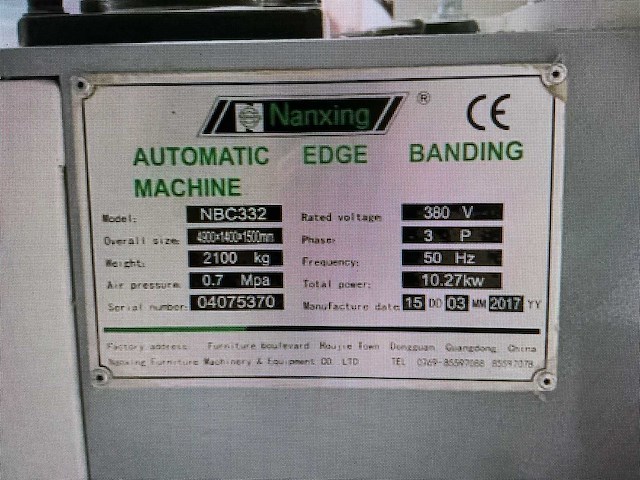 2017 lohmayer nbc332 kantenlijmmachine - afbeelding 8 van  16