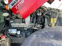 2017 massey ferguson 7718 dyna-vt vierwielaangedreven landbouwtractor met maaiarm - afbeelding 32 van  39